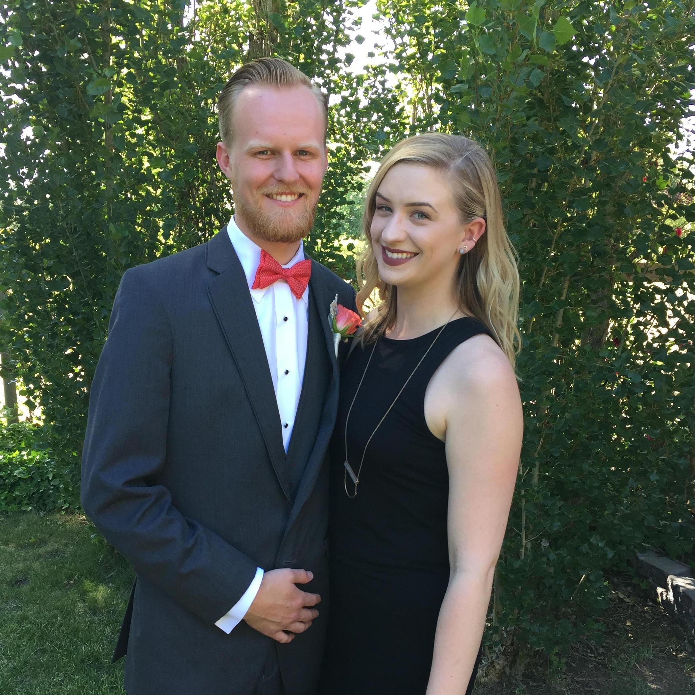 Here we are at Natalie and Matt's wedding!
