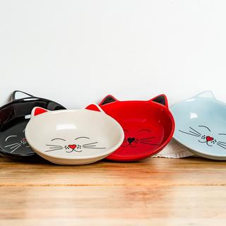 Oscar 4-Piece Cat Dish Set