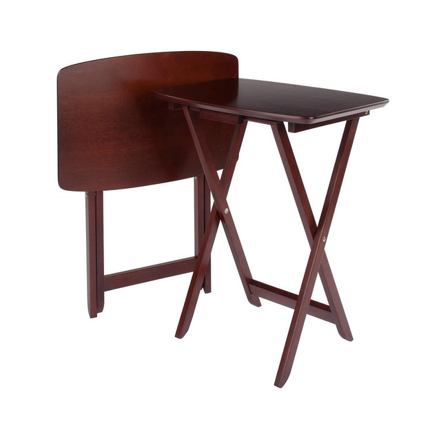 Winsome Darlene 2-Piece Wood Snack Table Set