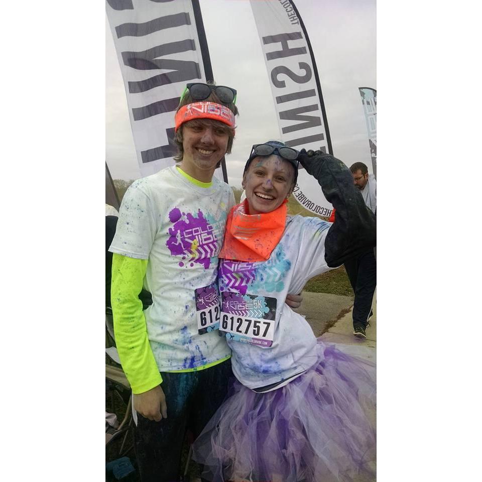 Color run 5K. 2015