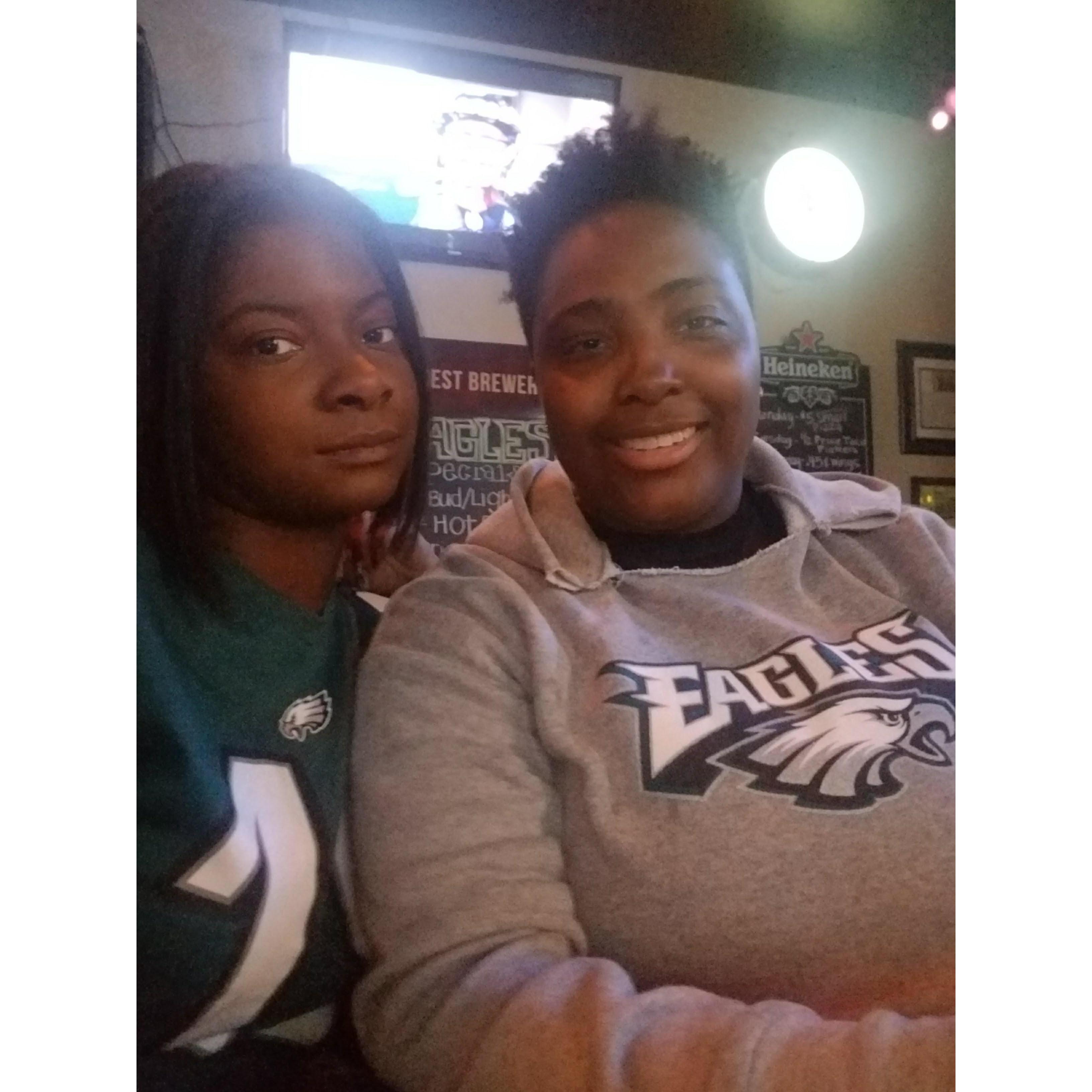 We are an Eagles household.