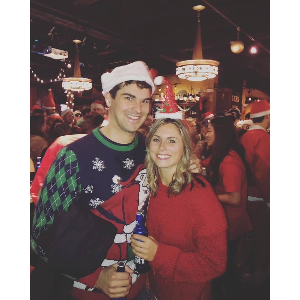 Santa Bar Crawl at Fenway