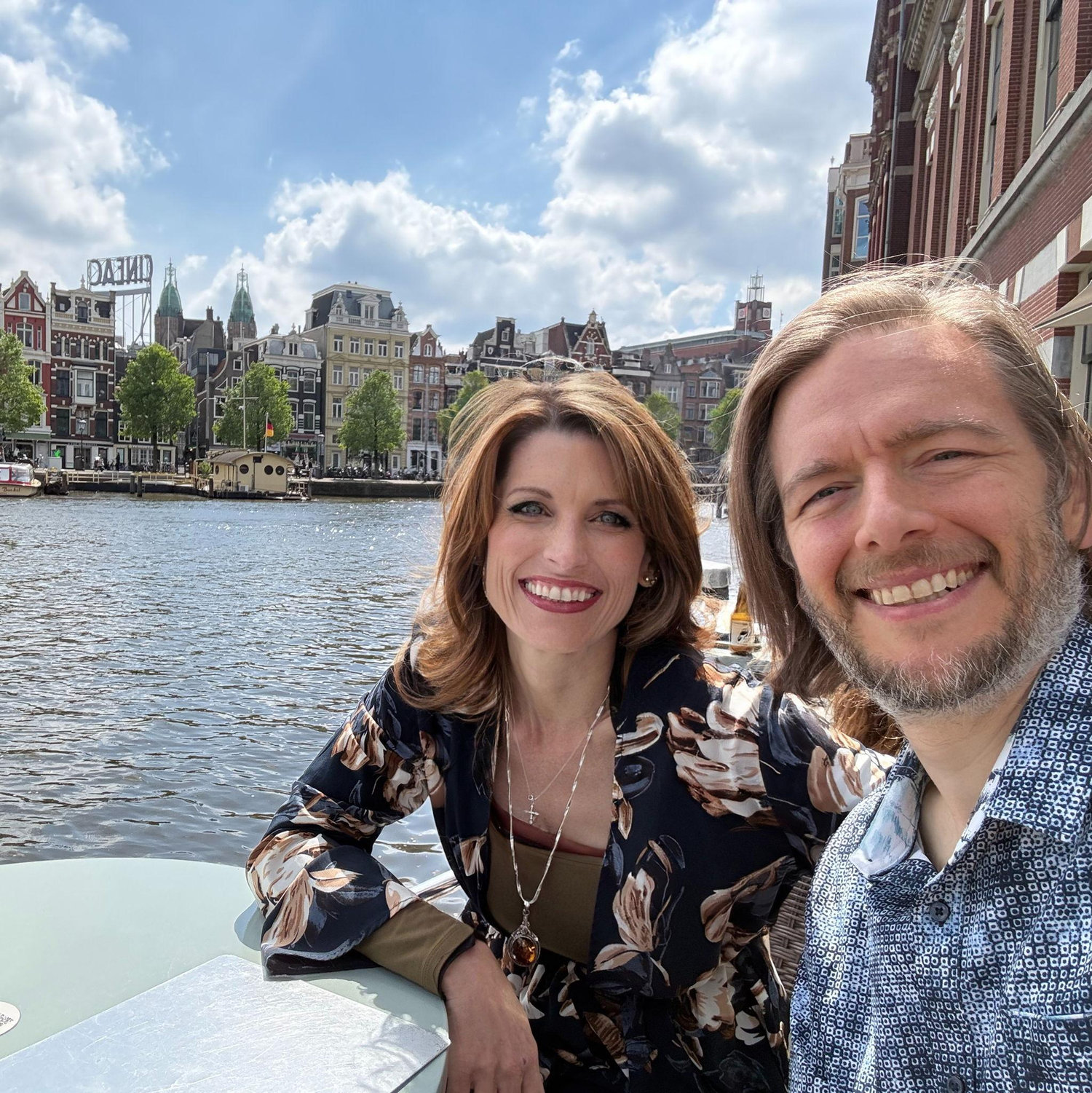 Brunch at a canal bistro in the Netherlands