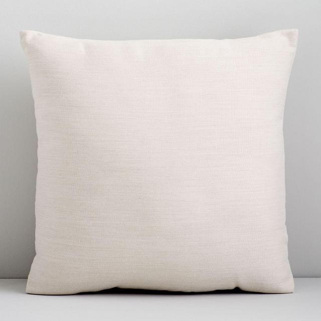 Sunbrella Indoor/Outdoor Cast Pillow, Set of 2, Pumice, 18"x18"