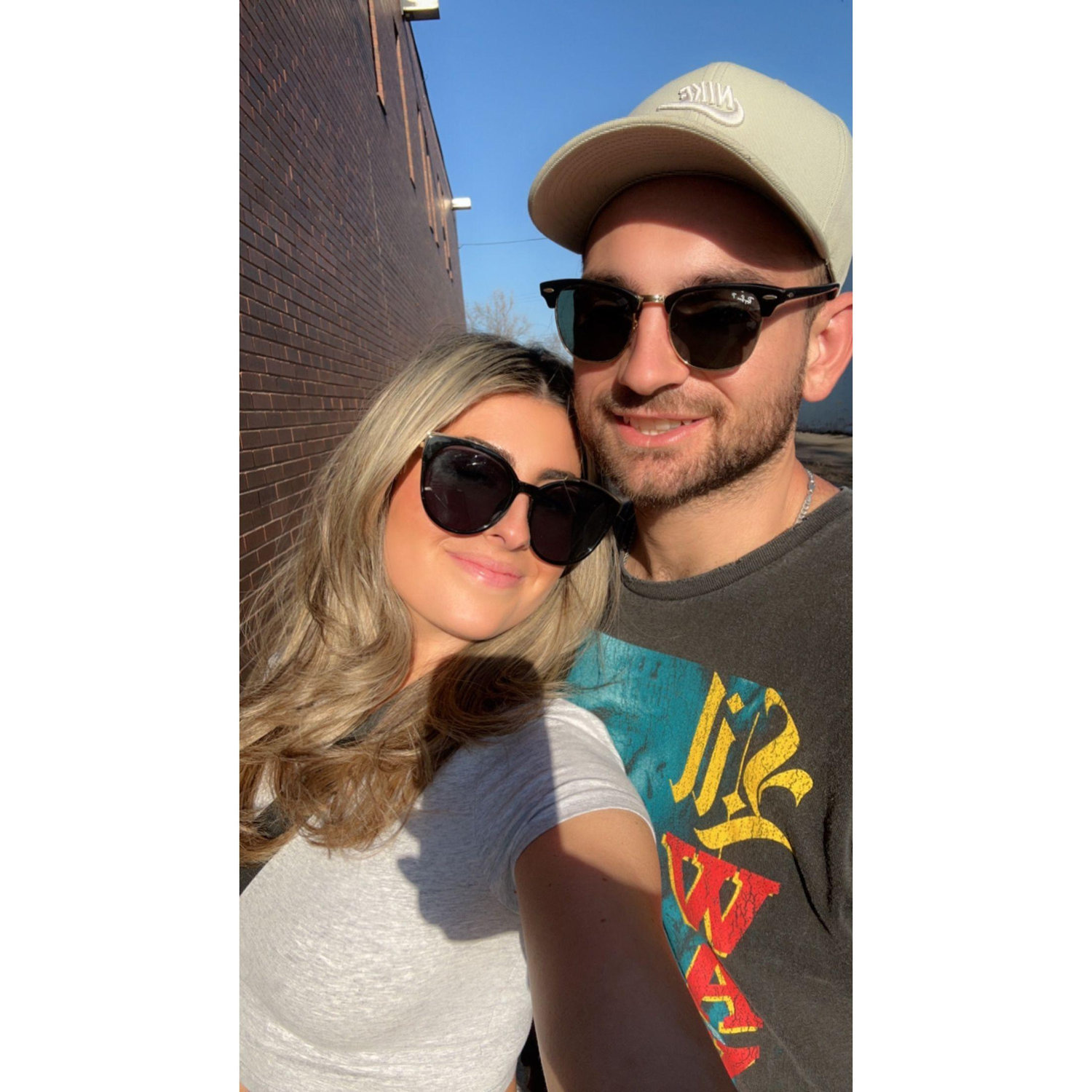 First picture we posted together on instagram (lol)!