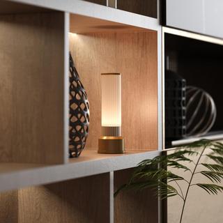 Kibun Candlestick Rechargeable Cordless LED Table Lamp