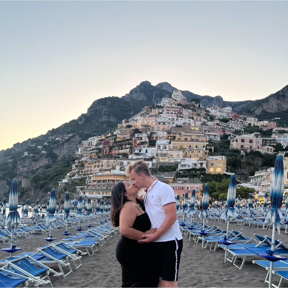 Our first summer trip together. Positano, Italy, 2023.