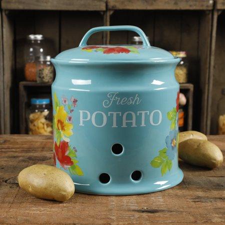 The Pioneer Woman Breezy Blossoms 9.5-Inch Potato Keeper