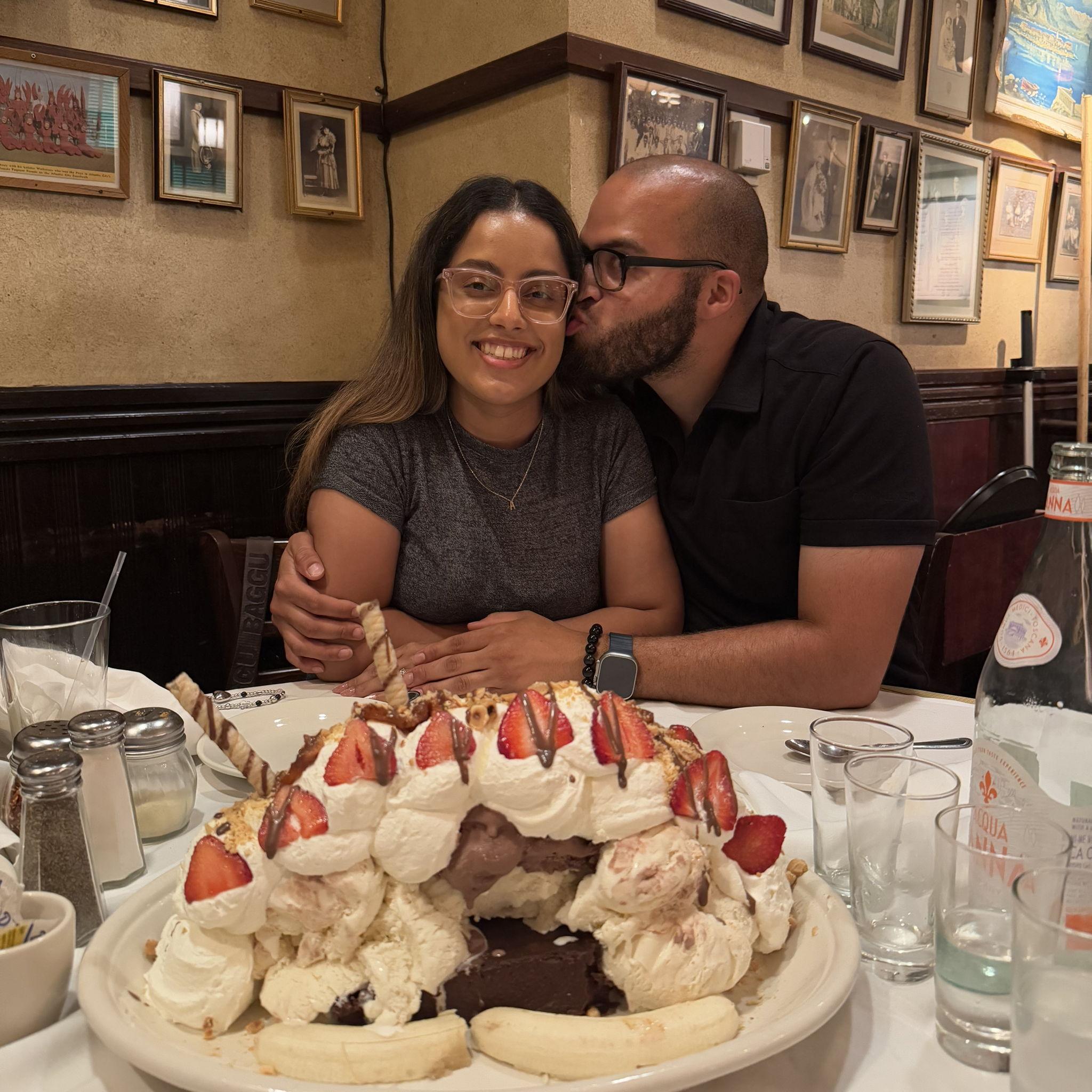 sweet dessert for a sweet couple