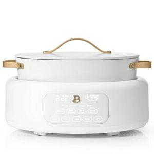 Beautiful 10 in 1, 6 Qt Electric Multi-Cooker, White Icing by Drew Barrymore
