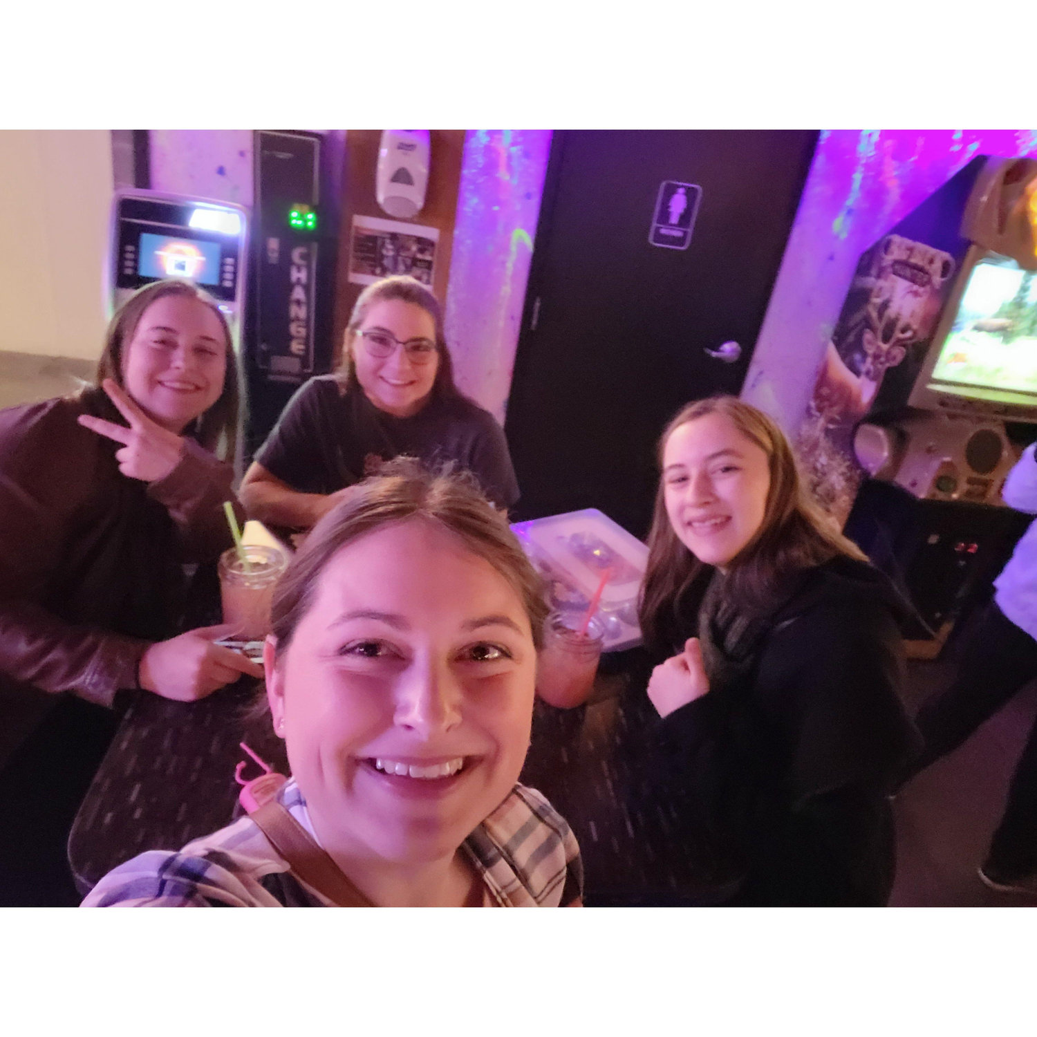 Laurie had her 21st birthday at Vs Arcade...