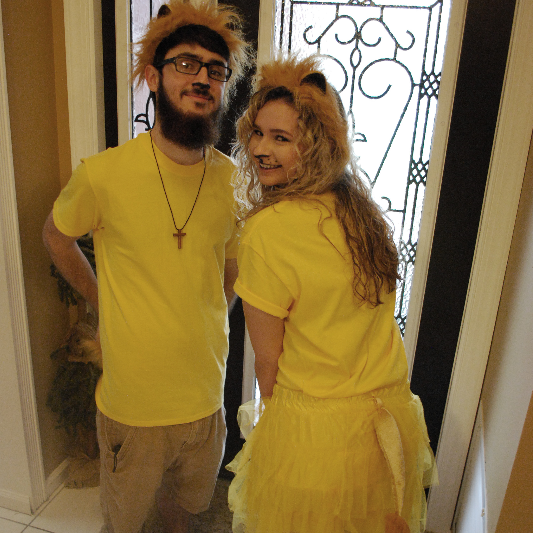 "I just can't wait to be king!" Simba and Nala at your service.
