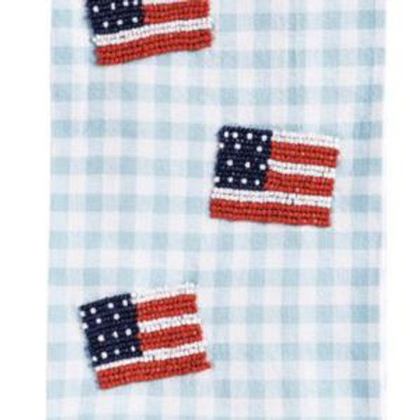 Flag Beaded Americana Towel