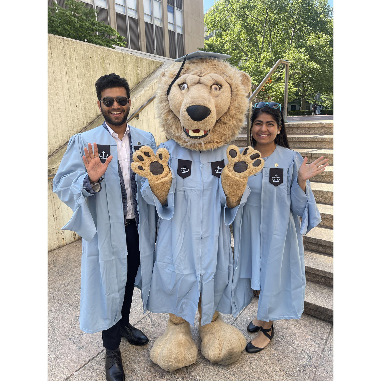 Roaring with love and pride at Columbia! 💙🦁