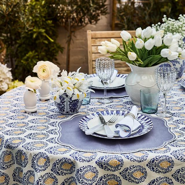 Maison Margaux - Blue Tablecloth