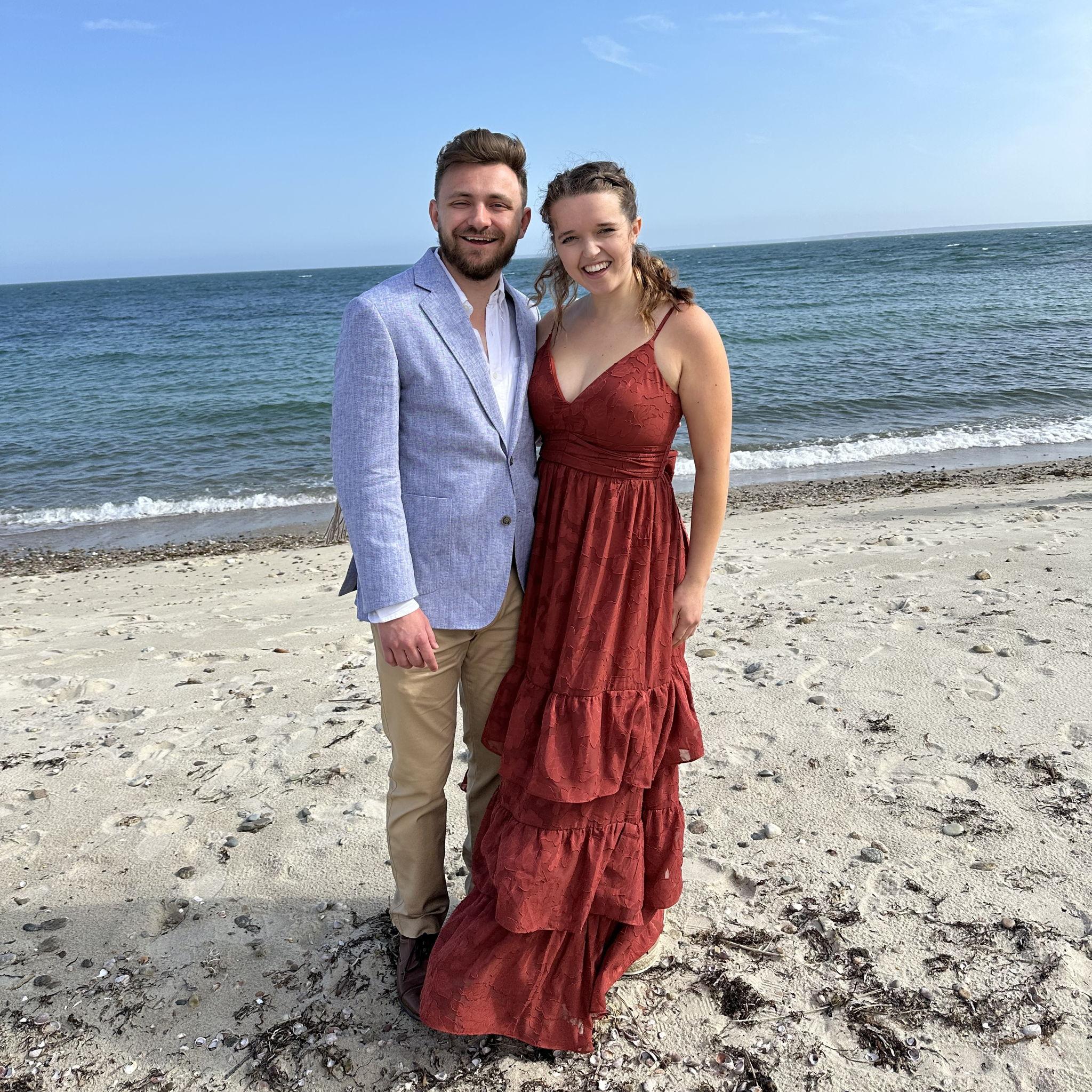 May 2, 2025, At a wedding in Massachusetts, around the time we first said I love you!