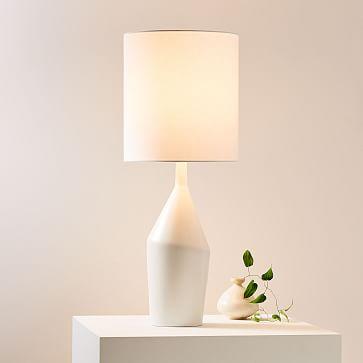 Asymmetry Ceramic Table Lamp - Large - Black