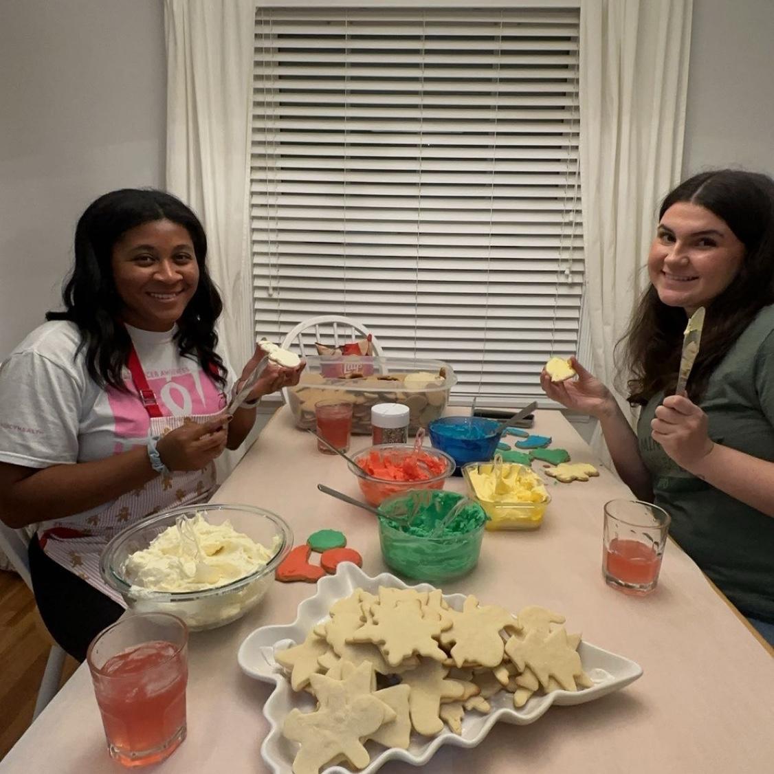 Cookie baking night in Emma and Trevor’s new house! 
December 2024