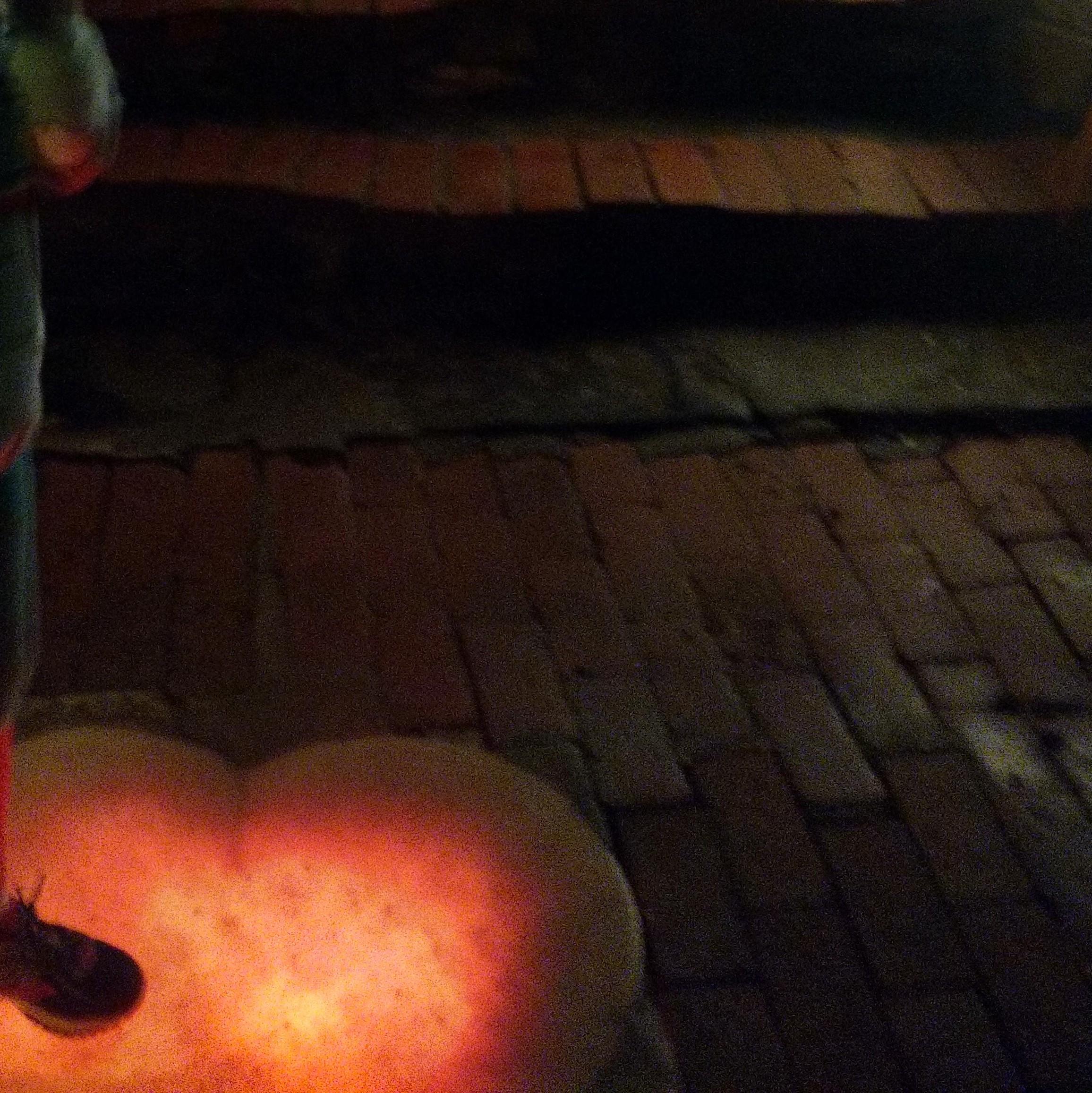 the heart we stood on in Howe's caverns