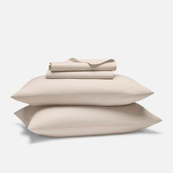 Classic Percale Core Sheet Set- Pebble