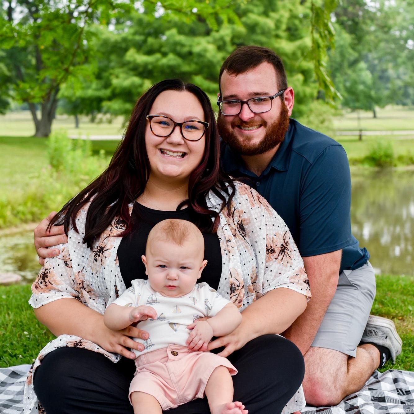 Six months family photos.