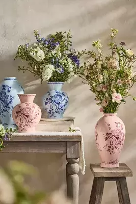 Monochromatic Delft Vase
