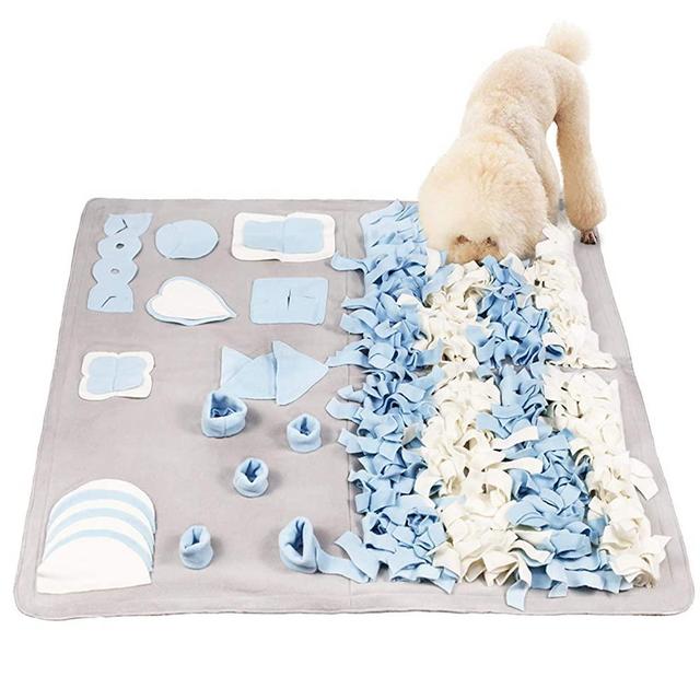 Snuffle Mat for Small Large Dogs Nosework Feeding Mat Easy to Fill and Machine Washable Training Mats Pet Activity/Toy/Play Mat, Great for Stress Release