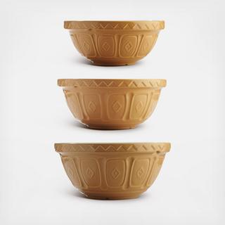 Cane Mixing Bowl, Set of 3