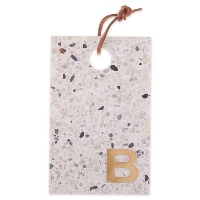 Artisanal Kitchen Supply® Terrazzo Monogram Letter "B" Cheese Board