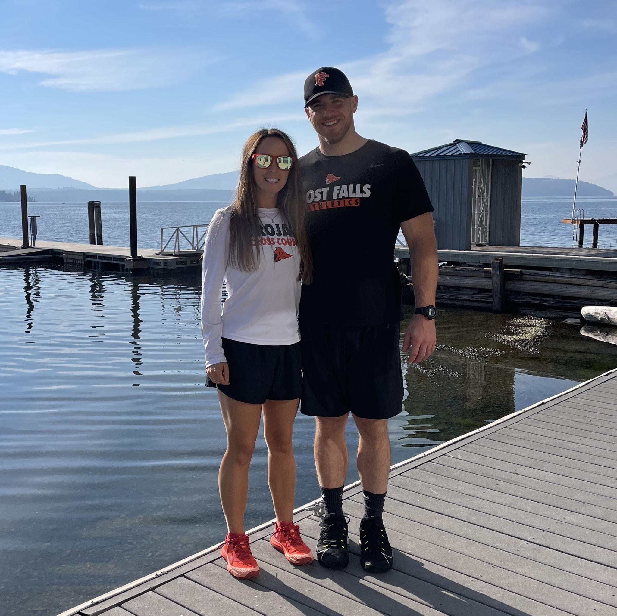 We met coaching track together at Post Falls High School in Feb 2019.