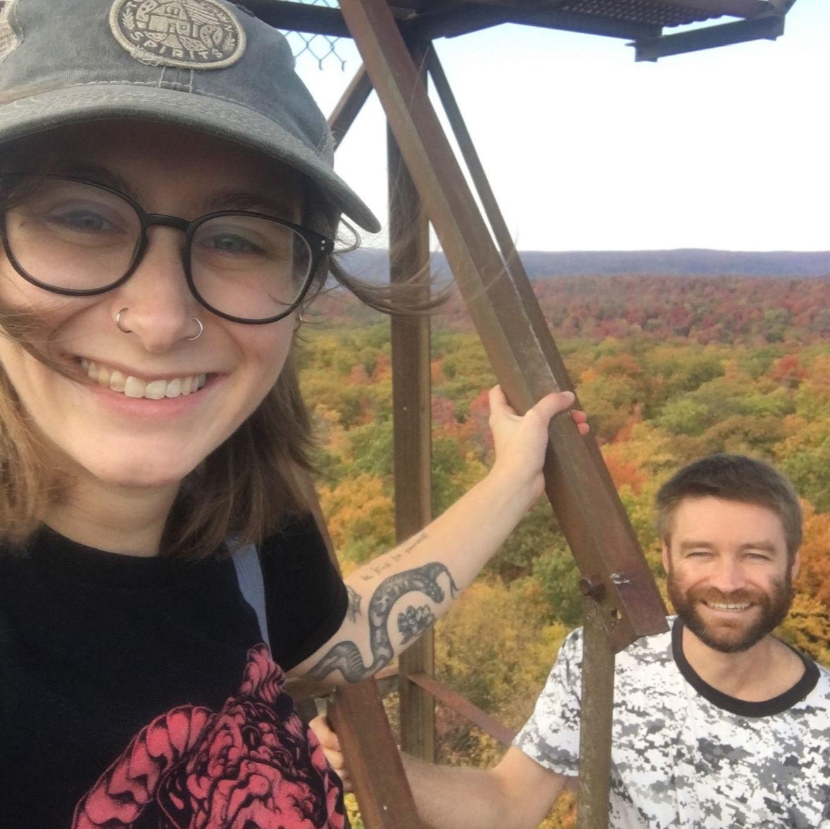 2020, on one of many hikes at Ricketts Glen State Park