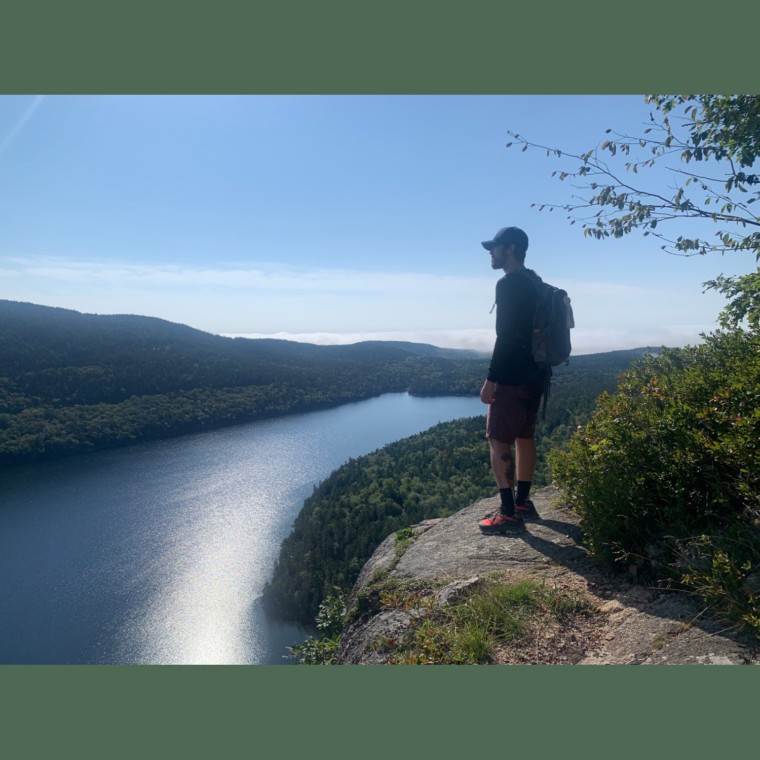 Will admiring one of the countless views in Acadia back in 2023.