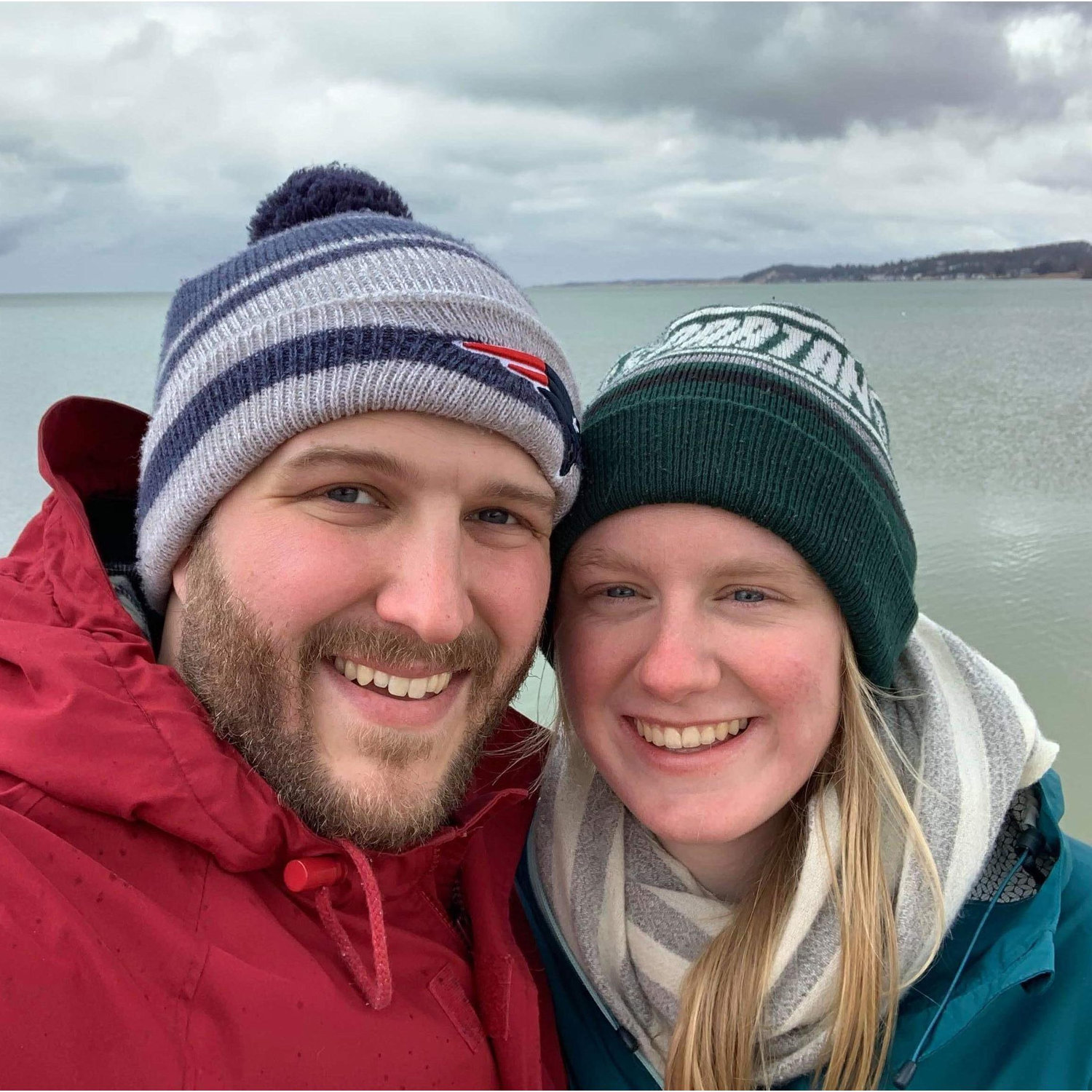 1st Anniversary Lake Michigan Adventure in 2019 at Ludington State Park! A bit chillier than the first one!