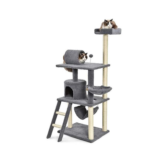 Amazon Basics Multi-Level Cat Tree with Scratching Posts