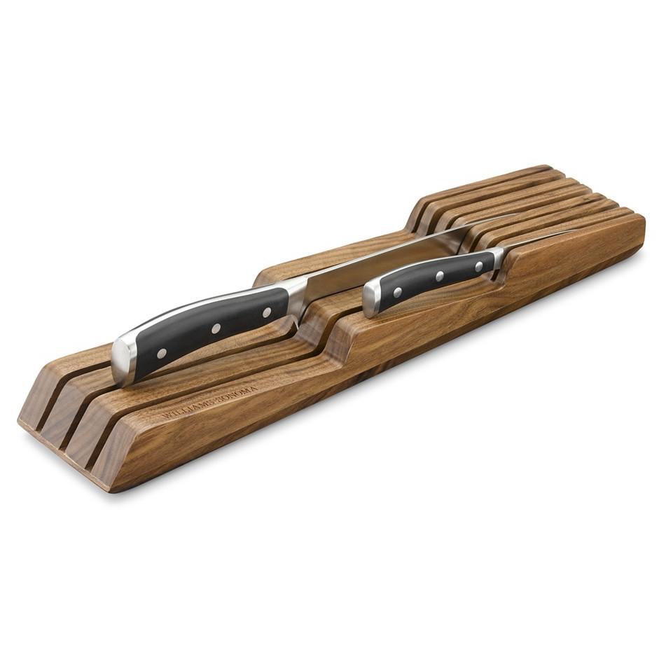 In-Drawer Knife Organizer, Maple