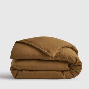 European Linen Duvet Cover in Tobacco — King