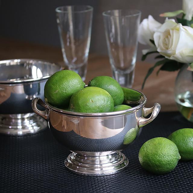 HÔTEL Silver Footed Bowl With Handles
