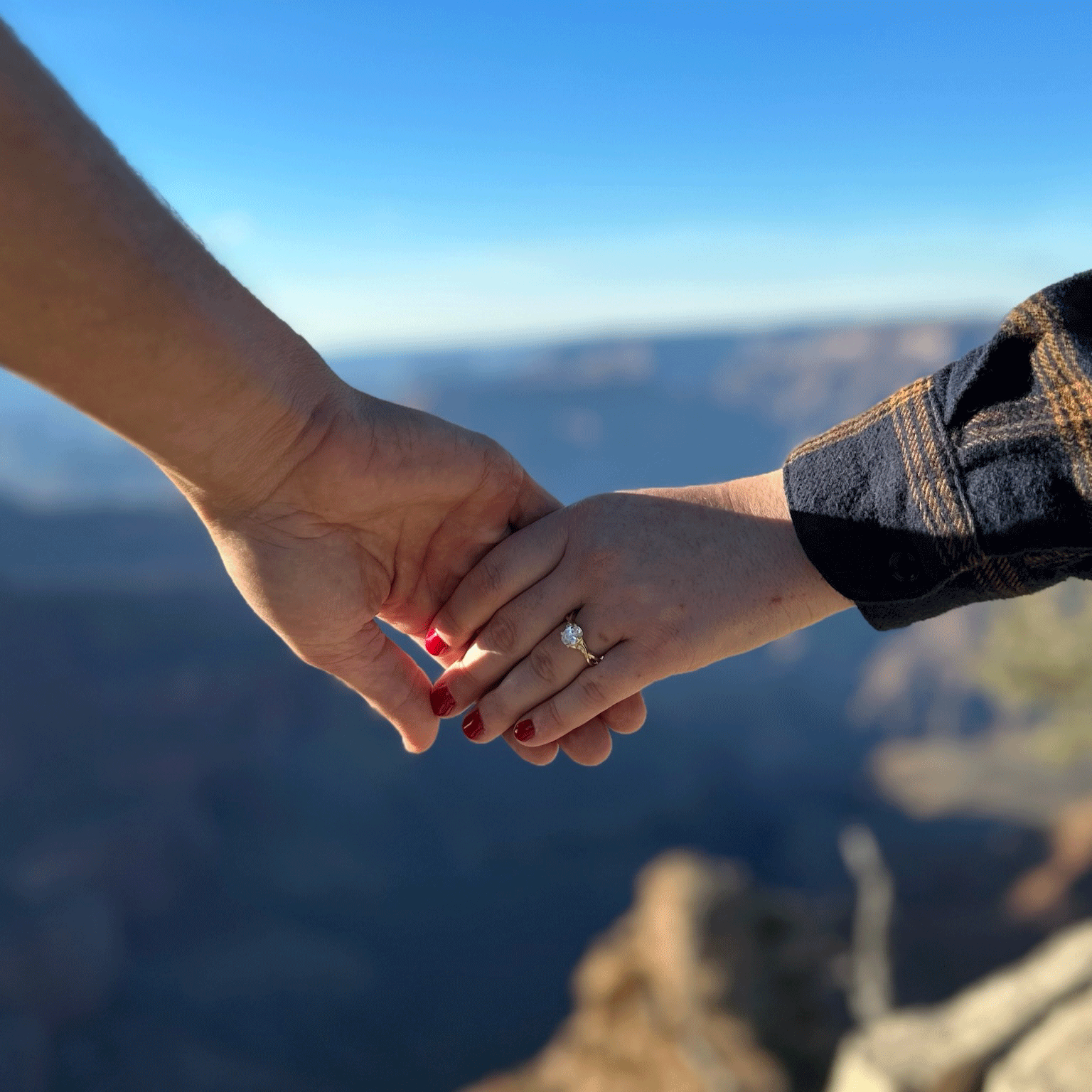 iPhone + tripod engagement shoot!