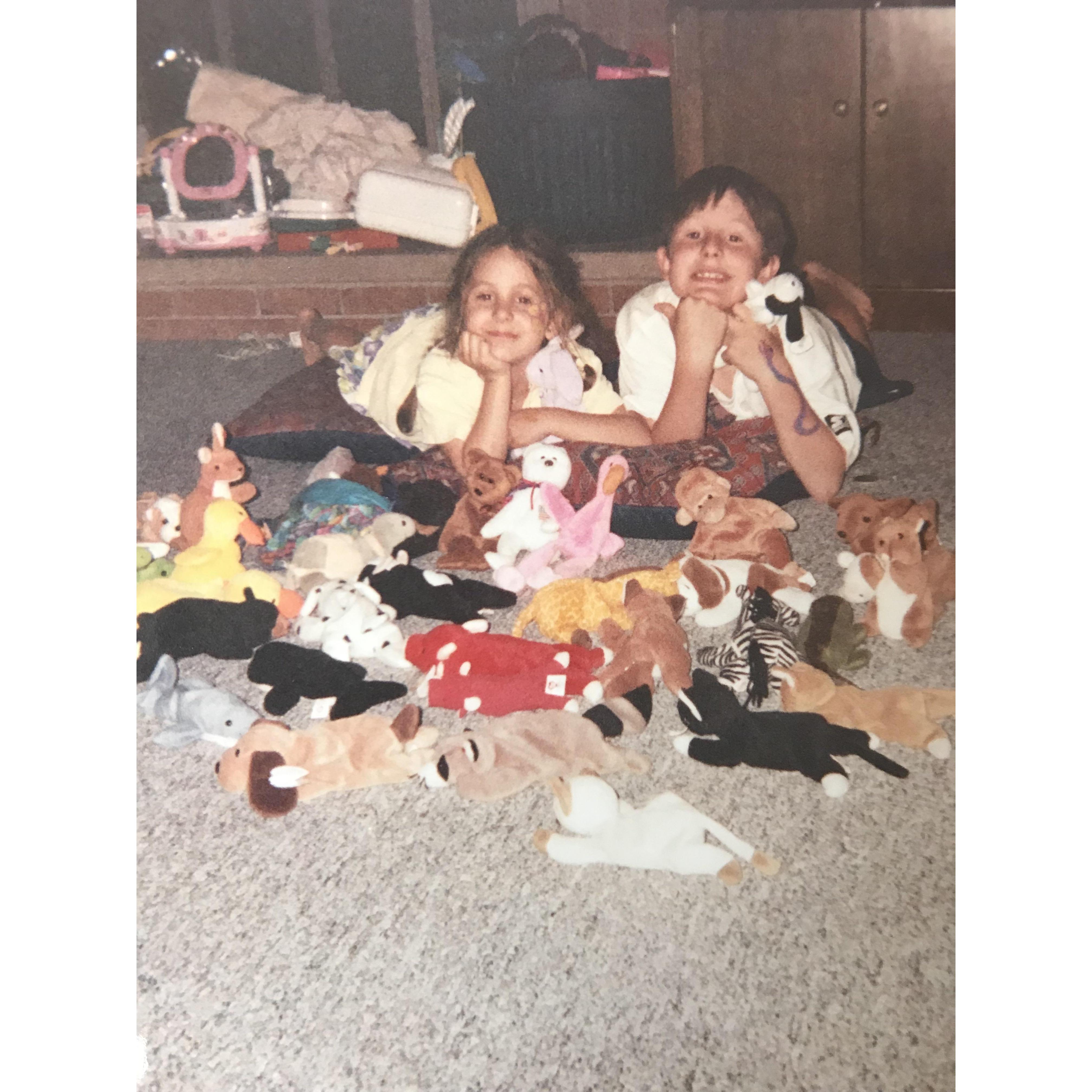 Caroline and Mike still collect and trade beanie babies to this day. Let them know if you have any rare finds that they could take off your hands.