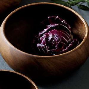 Tondo 14" Acacia Wood Salad Serving Bowl