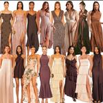 Ladies Dress (Brown)