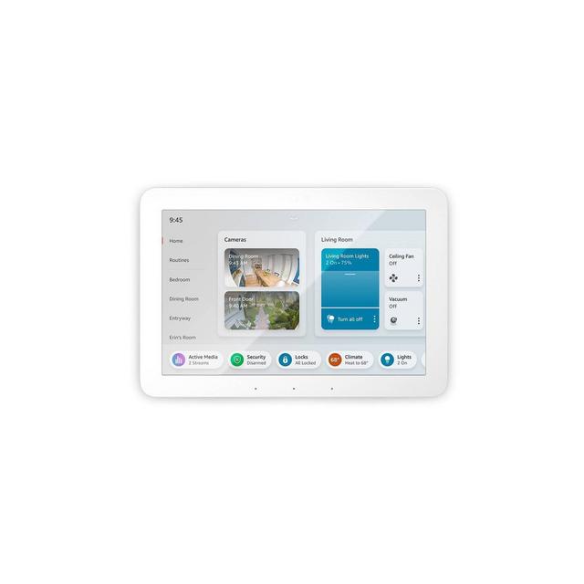 Amazon Echo Hub 8" Smart Home Control Panel with Alexa - White