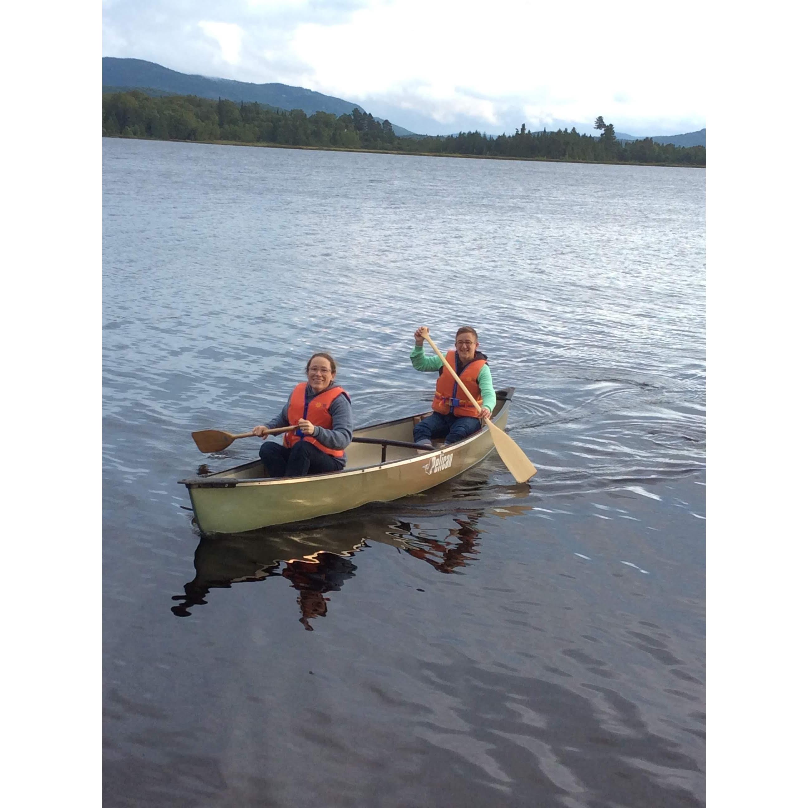 Canoeing in St. Donat