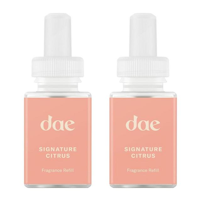 Pura & dae Fragrance Refill - Smart Home Air Diffuser Fragrance - Home Scent Refill - up to 120-Hours of Premium Fragrance per Vial - Clean Diffuser Fragrance - 2 Pack - Signature Citrus