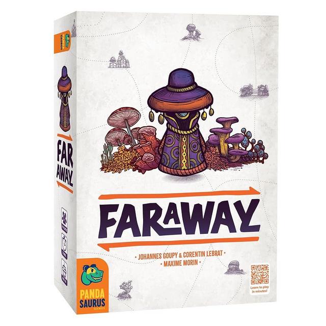 Pandasaurus Games Faraway Card Game - Explore Mysterious Alula! Strategic Region Building with Engaging Gameplay for Adventurers, Ages 10+, 2-6 Players, 15-30 Min Playtime, Made