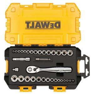 1/4 in. and 3/8 in. Drive Socket Set (34-Piece)