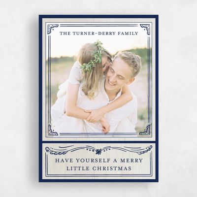 Navy, Blue Holiday Card - Westoak