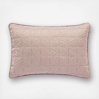 Gwyneth Quilted Blush Pillow