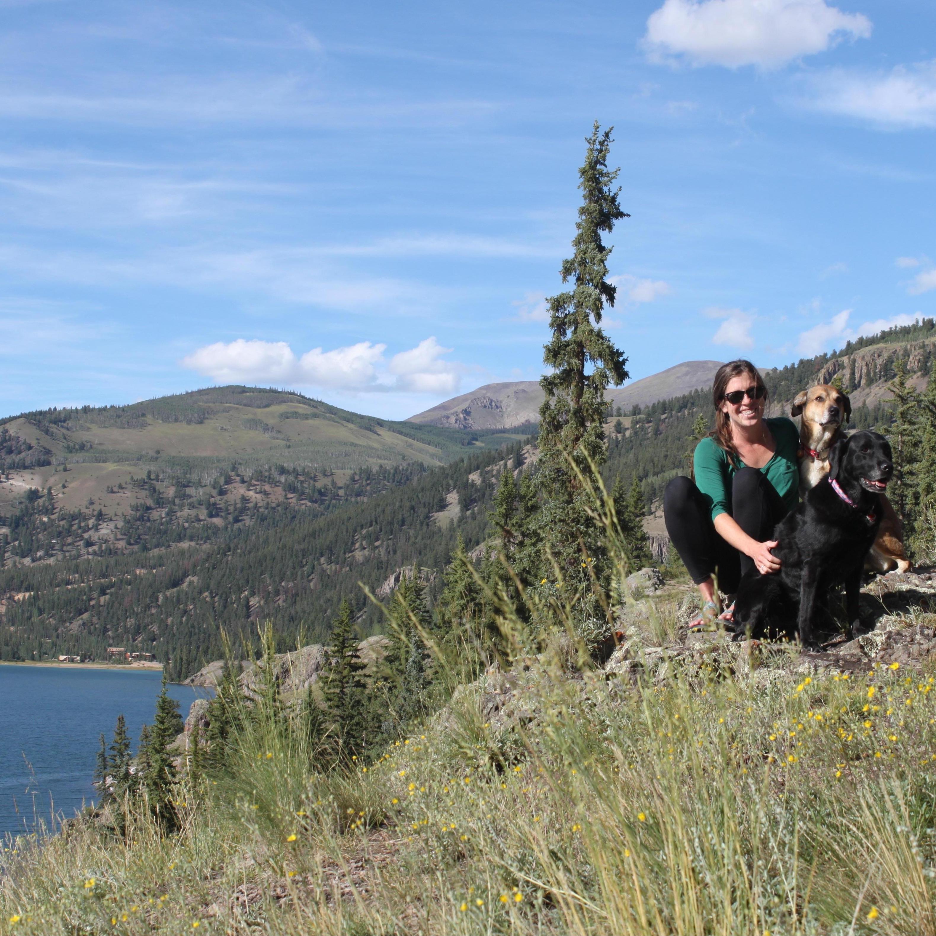 Camping with the fur babies. Summer 2017.