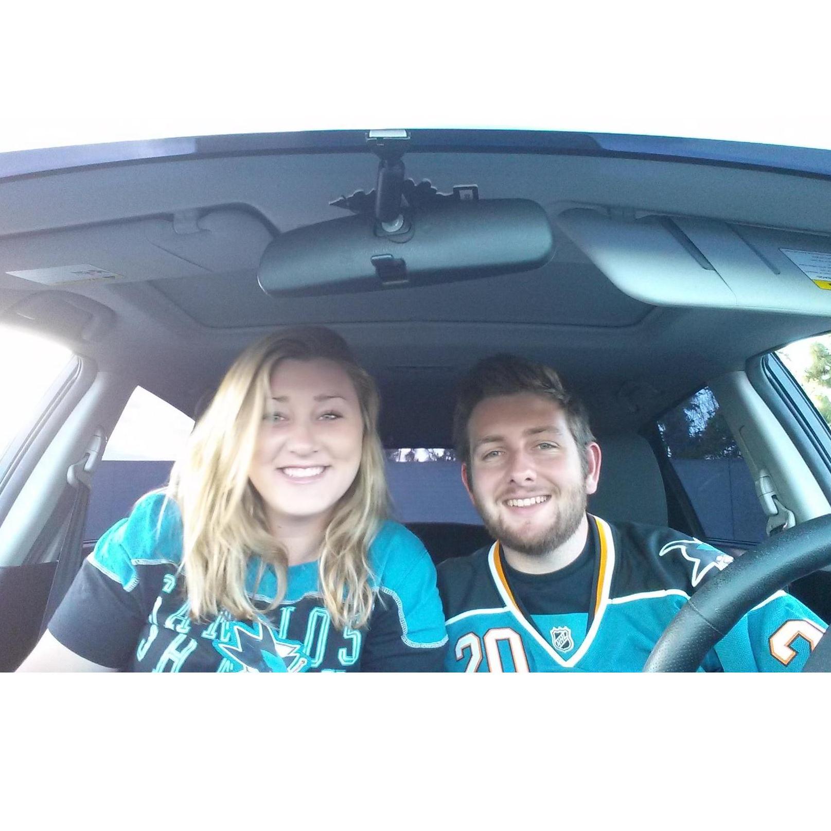 First Sharks game at the Pond